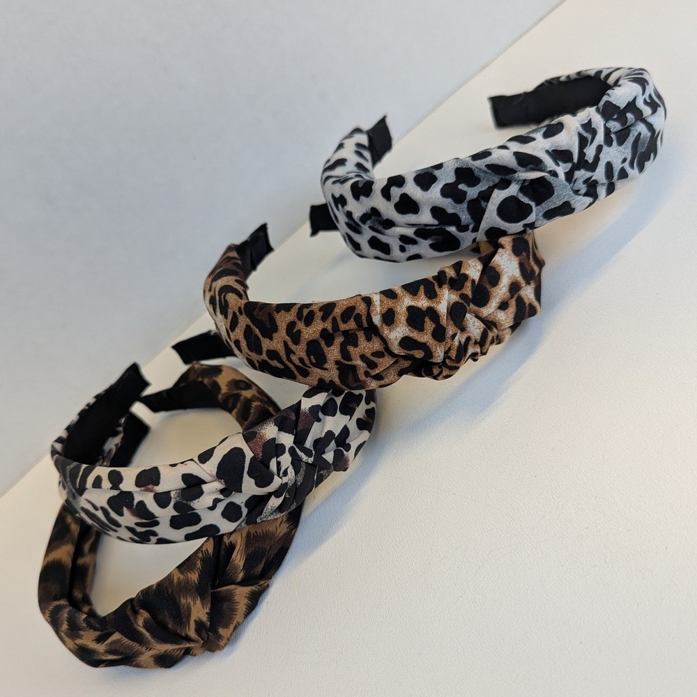 Animal Print Headband Set of Four